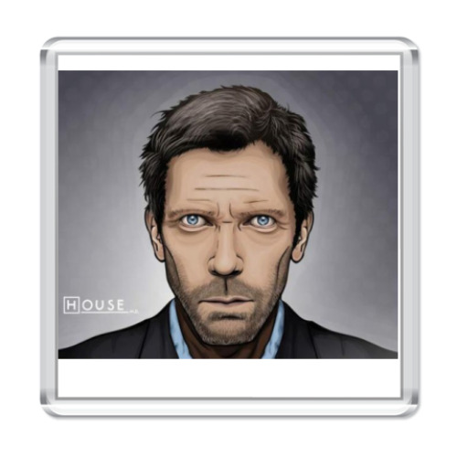 Магнит с принтом Магнит акриловый 6,5 x 6,5 см