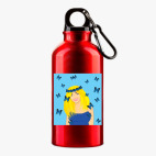 Металлическая бутылка 400 мл UV-DTF