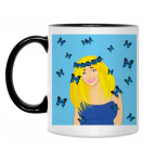 Кружка двухцветная