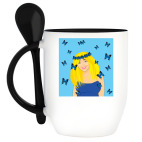 Кружка с ложкой