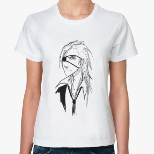 Классическая футболка с принтом  Badou