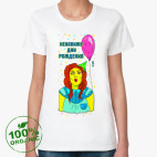 Женская футболка органик