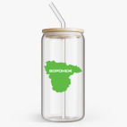 Банка с бамбуковой крышкой