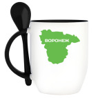 Кружка с ложкой