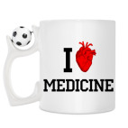 Кружка с футбольным мячиком