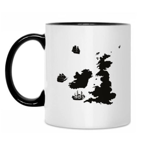 Кружка с принтом Чаепитие с Джимом