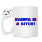 Кружка с футбольным мячиком