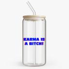 Банка с бамбуковой крышкой