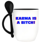 Кружка с ложкой