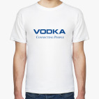 Классическая футболка Vodka Connecting People