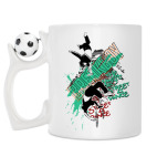 Кружка с футбольным мячиком