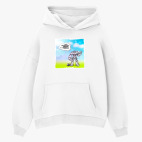 Толстовка худи оверсайз