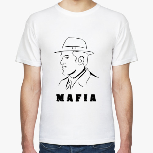 Футболка с принтом Мафия