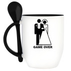 Кружка с ложкой