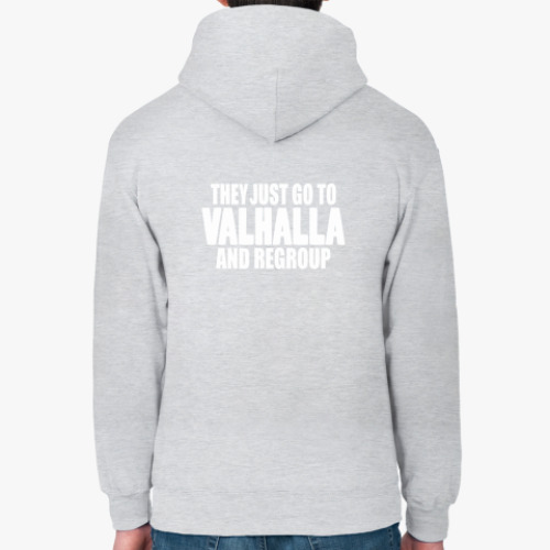 Толстовка худи с принтом Викинги