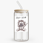 Банка с бамбуковой крышкой