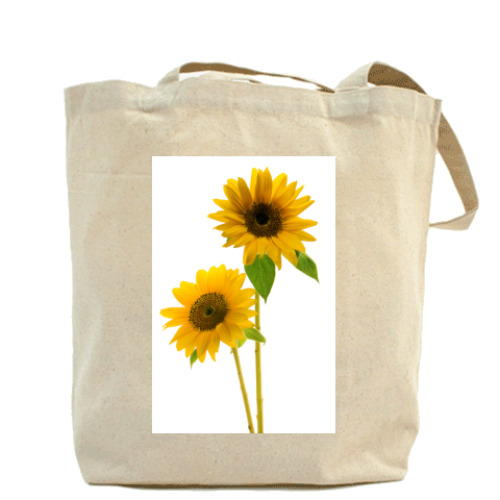 Сумка шоппер с принтом  ''Sunflower''