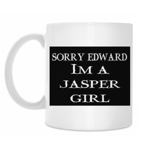 Кружка с принтом Девушка Джаспера