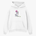 Толстовка худи оверсайз