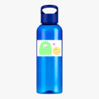 Прозрачная спортивная бутылка