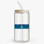 Банка с бамбуковой крышкой