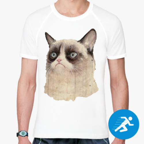 Спортивная футболка Grumpy Cat / Сердитый Кот