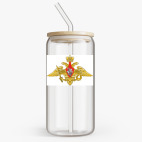 Банка с бамбуковой крышкой