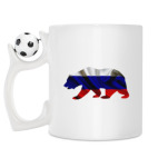 Кружка с футбольным мячиком