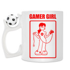 Кружка с футбольным мячиком