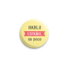Hablo español un poco