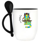 Кружка с ложкой