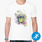 Мужская спортивная футболка