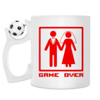 Кружка с футбольным мячиком