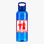 Прозрачная спортивная бутылка