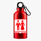 Металлическая бутылка 400 мл UV-DTF