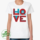 Женская футболка органик