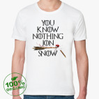 Мужская футболка органик