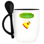 Кружка с ложкой