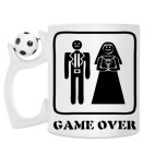 Кружка с футбольным мячиком