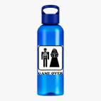 Прозрачная спортивная бутылка