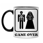 Кружка двухцветная