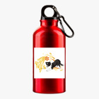 Металлическая бутылка 400 мл UV-DTF