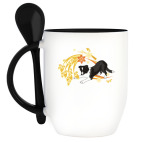 Кружка с ложкой