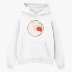 Толстовка худи оверсайз