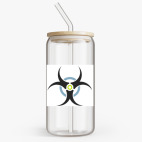 Банка с бамбуковой крышкой