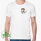 Мужская футболка органик