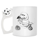 Кружка с футбольным мячиком