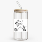 Банка с бамбуковой крышкой