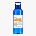 Прозрачная спортивная бутылка