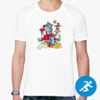 Мужская спортивная футболка